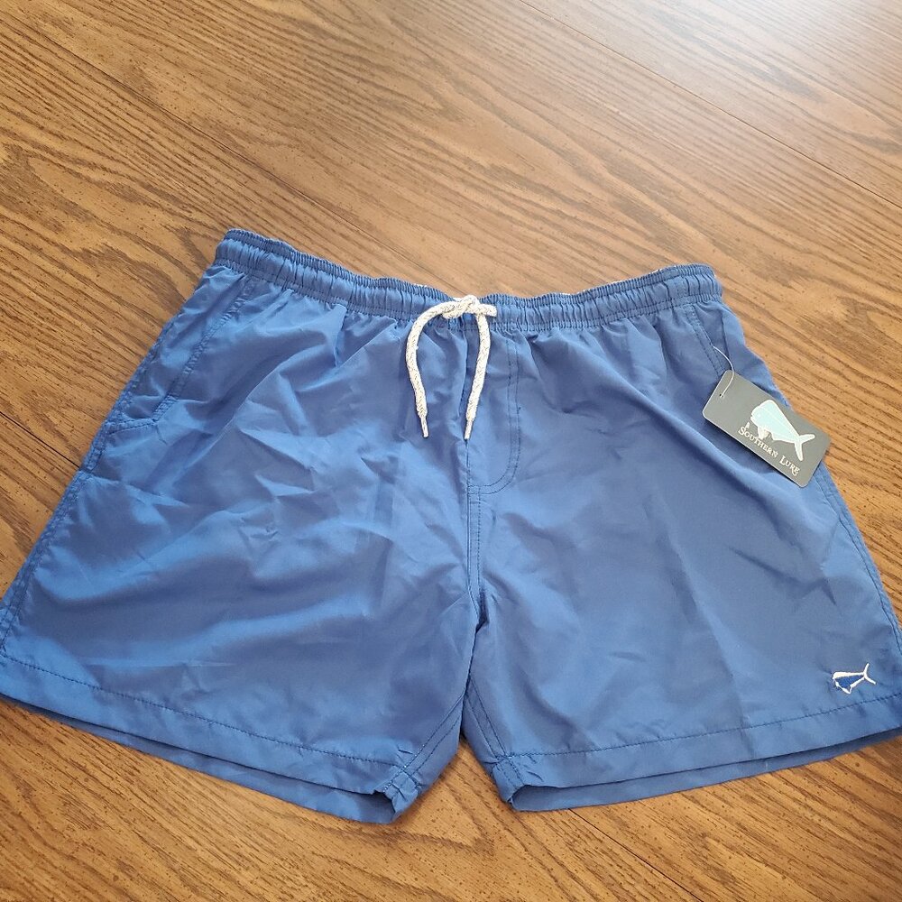 BNWT Southern Lure Royal Blue Swim Trunks Large